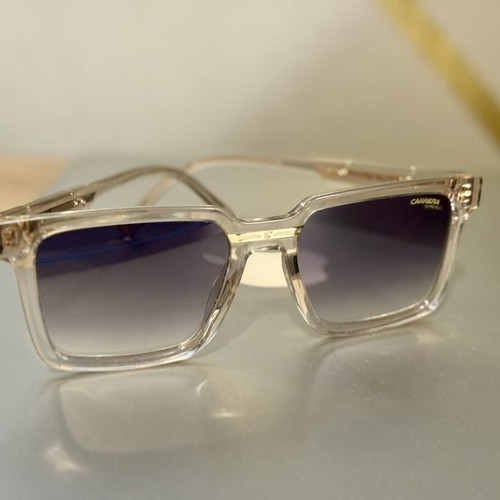 Carrera sunglasses used, crystal gold frame, gradient lenses
