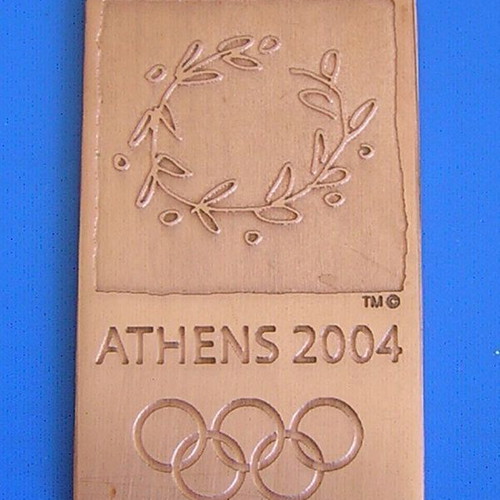 Bronze table medal Athens 2004 Olympic Games like new
