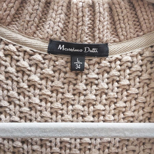 Knitted vest Massimo Dutti beige, like new