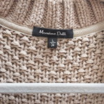Knitted vest Massimo Dutti beige, like new