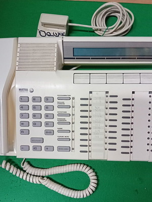 Matra vintage phone used, old hotel phone