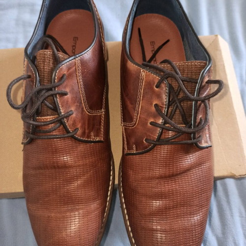 Emporio Prima shoes like new, size 43, camel synthetic leather