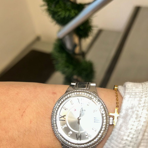 Curren women's watch silver like new