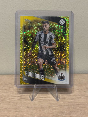 Topps UCC Flagship 2026 Bruno Guimaraes Newcastle Yellow Sparkle new