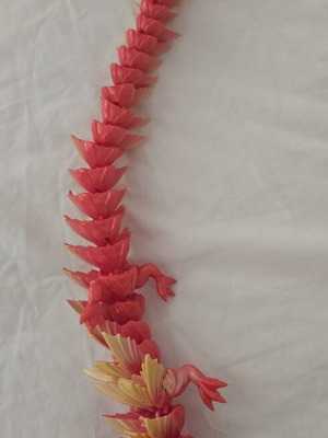Dragon figure like new, red and yellow