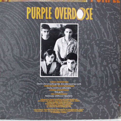 Purple Overdose–Indigo vinyl LP used, 1990 psychedelic rock album