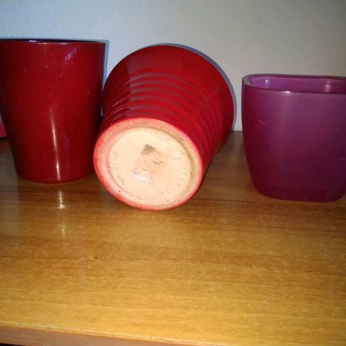 Flower pots used, pack of 3