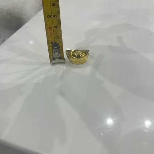 Chinese ship-shaped charm like new, wealth amulet