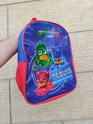 Σακίδιο παιδικό PJ Masks σαν καινούργιο, μπλε και κόκκινο