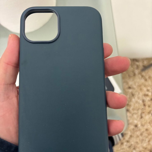 Leather cases for iPhone 15 plus black and blue