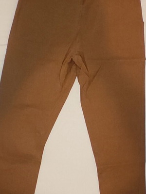 Women's brown pants high waist, slim fit, like new, size S