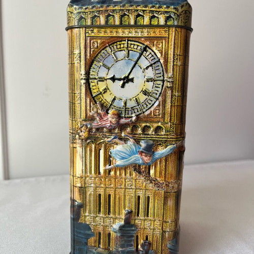 Μεταλλικός συλλεκτικός κουμπαράς Peter Pan Big Ben σαν καινούργιος