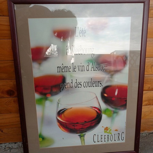 Cleebutg Wine framed print used