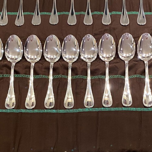 CHRISTOFLE (12-Piece Dinner Set) Cutlery Malmaison