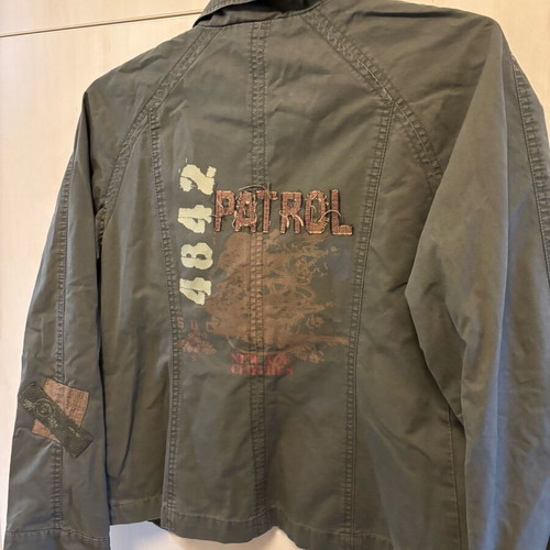 Jacket used, size L, gray