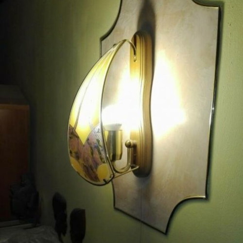 Alfa lighting set with 4 wall sconces and 1 chandelier like new