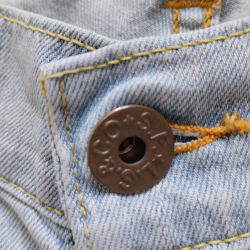 Levi's jean bermuda shorts used, low waist, denim shorts