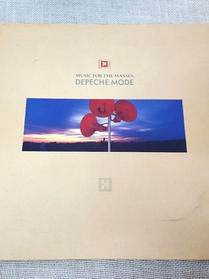 Depeche Mode Music For The Masses LP μεταχειρισμένο, μπλε διαφανές