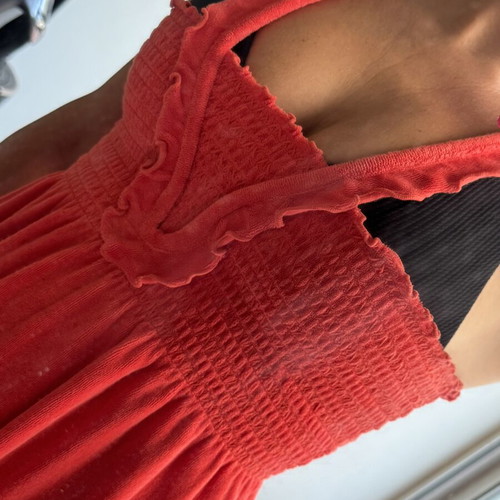 Juicy Couture Toweling Dress, size M, orangered
