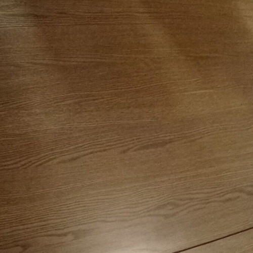 Wooden dining table used with extension