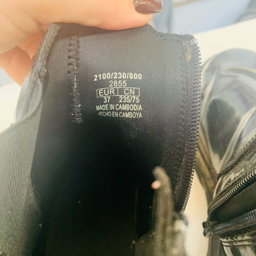 Zara women's boots used, black, size 37