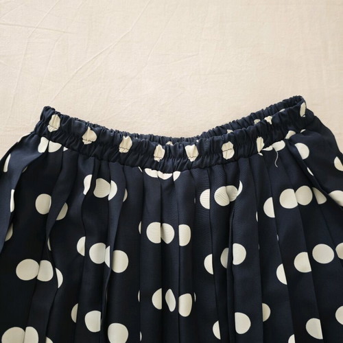 Pleated skirt like new, white and blue, size S