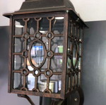 Aluminum Lantern Wall Light new