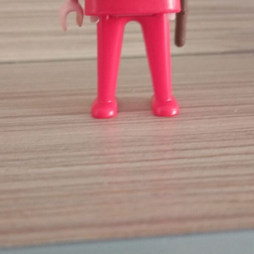 Playmobil Olympiacos fan figure with team flag, like new