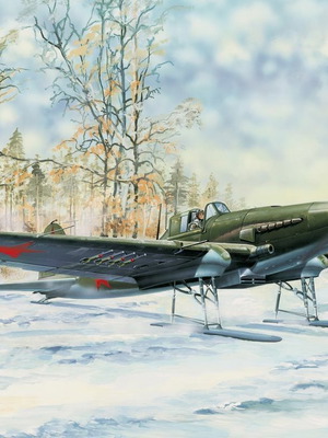 HobbyBoss Il-2 Sturmovik 1/32 scale καινούργιο, με πέδιλα χιονιού