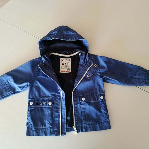 Next (NXT) kids jacket Navy Blue with hood like new, 2-3 years