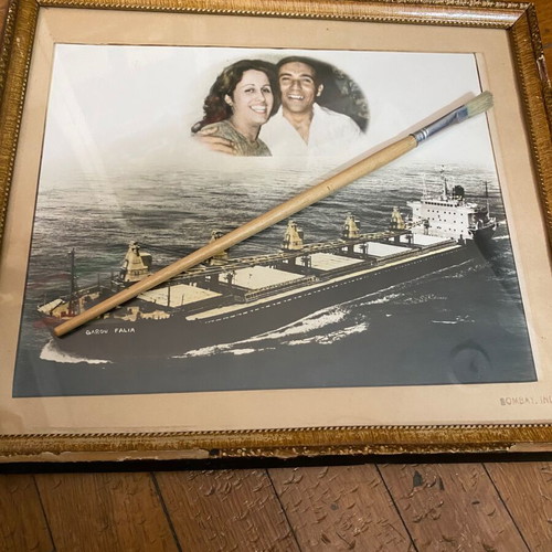 Garoufalia Tanker Truck Original Photo Used
