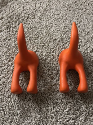 IKEA orange playful hangers like new