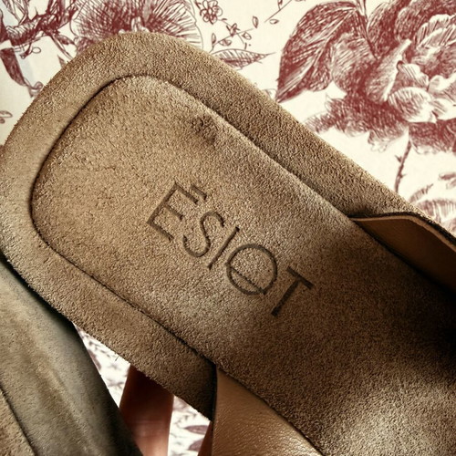 Esiot leather sandals used, size 36, beige
