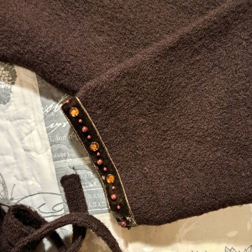 Brown cardigan like new, size XL
