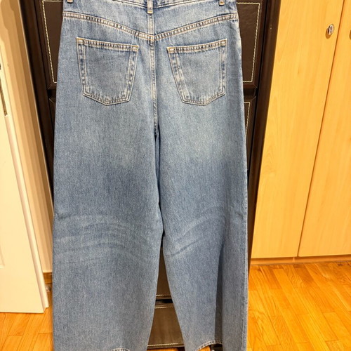 Zara Wide Leg Jeans Like New, Blue, Size M