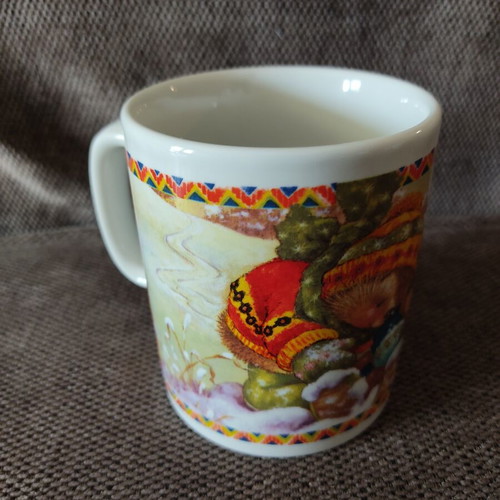 Gordon Fraser Country Companions Mug used, English origin, forest animals design
