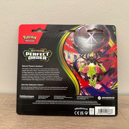 Pokémon TCG Perfect Order Chikorita 3-Pack Blister new