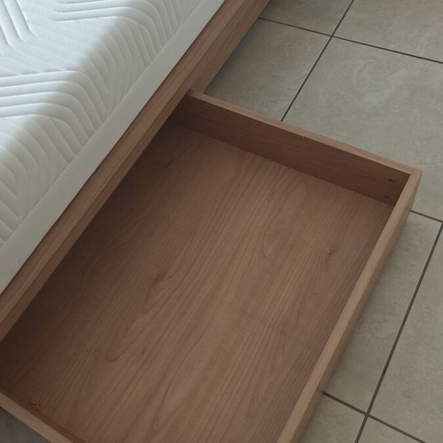 Bed set with 4 drawers and Tempur Original Supreme mattress (Elite Strom)