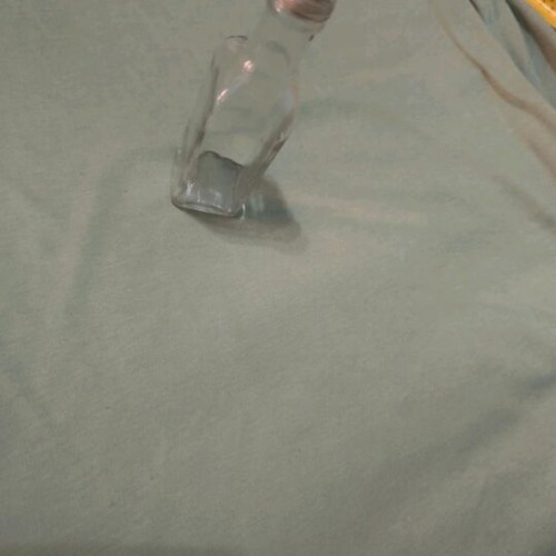 Decorative glass bottle new with cork