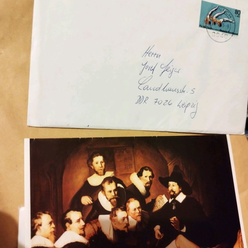 Envelopes with East Germany regime postcards in very good condition