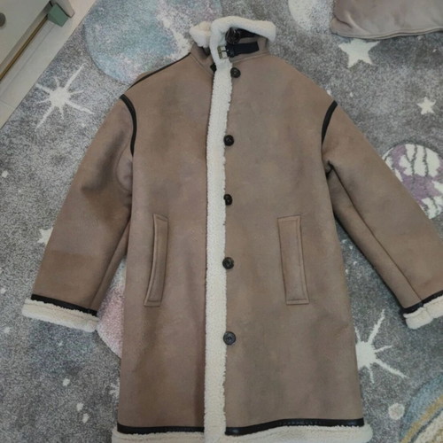 Zara double face coat new, brown, size XS