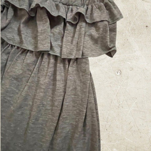 Mini strapless beach dress Catwalk new, grey, one size
