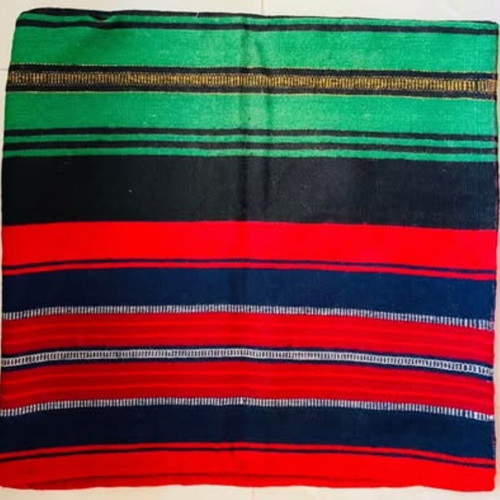 Traditional handwoven loom pillowcase like new