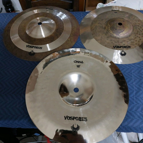 PLATES: SPLASH 10", CRASH 15", FORGED, HANDMADE, MADE IN TURKEY + gifts!!
