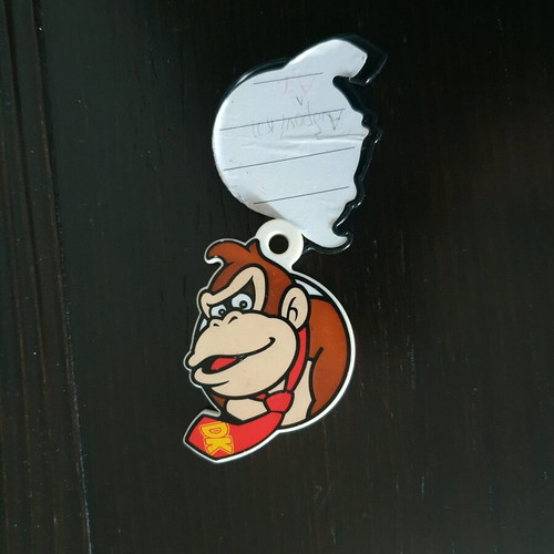 Donkey Kong keychain used, Kinder Joy 2020, Nintendo