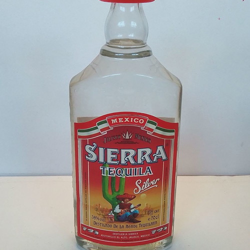 Sierra Tequila Silver tequila drink new, collectible