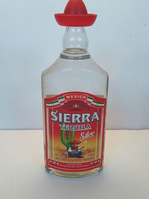 Sierra Tequila Silver tequila drink new, collectible