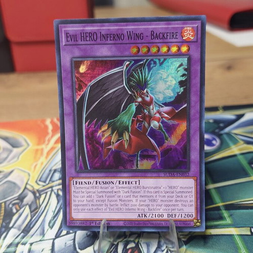 Evil HERO Inferno Wing - Backfire Yu-Gi-Oh! card