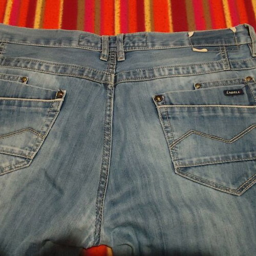 Men's Cabell Jeans denim pants used, size 40, with buttons
