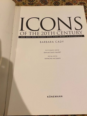 Icons of the 20th century σαν καινούργιο, 200 men and women who have made a difference
